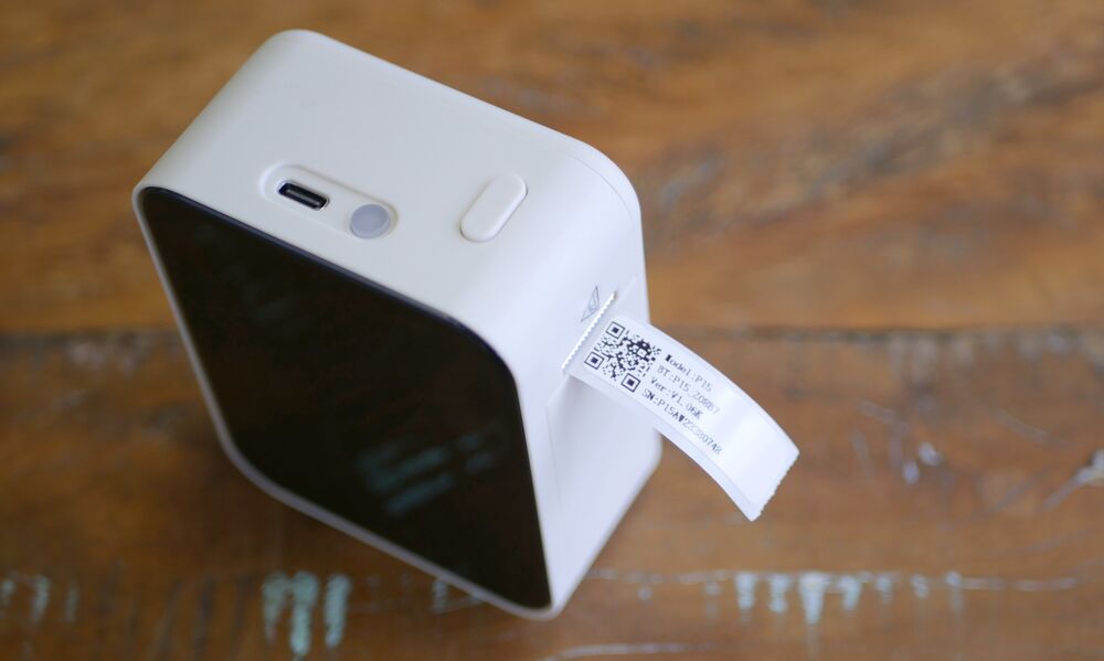 Impressora térmica para etiquetas Pristar P15, com bluetooth, mini label maker - Imagem 4