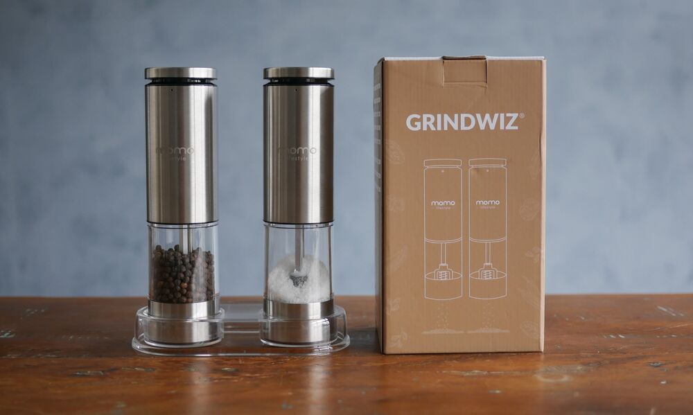 Banner da opinião Conjunto de Moedores Elétricos e Recarregáveis Momo Lifestyle GrindWiz