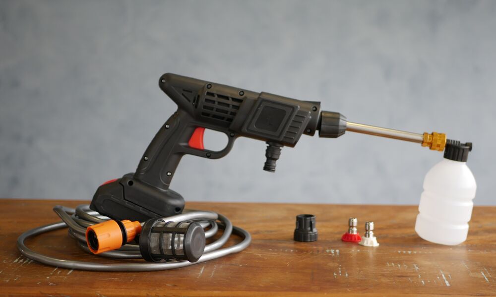 Lavadora De Alta Pressao Recarregavel Para Carros e Jardins - Imagem 4