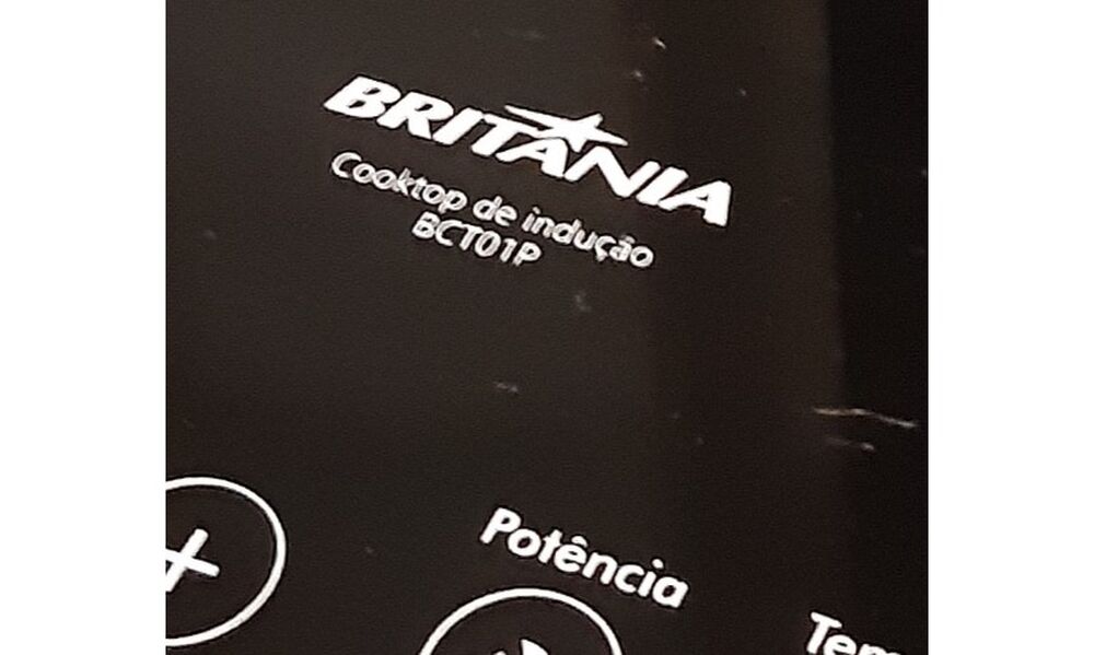 Cooktop de Indução 1 queimador Britânia preto BCT01 127V - Imagem 3