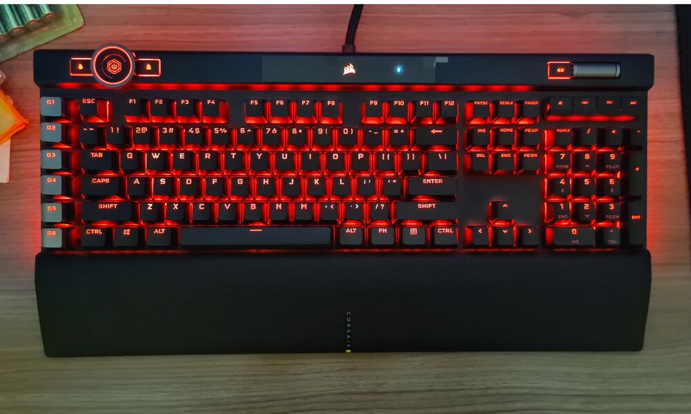 Teclado Corsair Mecânico K100 RGB CHERRY MX SPEED - Imagem 4