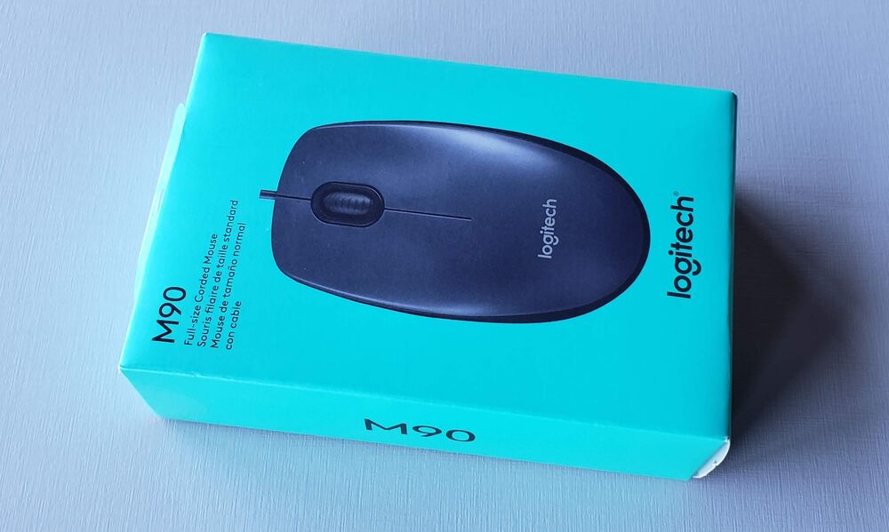 Mouse com fio USB Logitech M90 - Cinza - Imagem 4