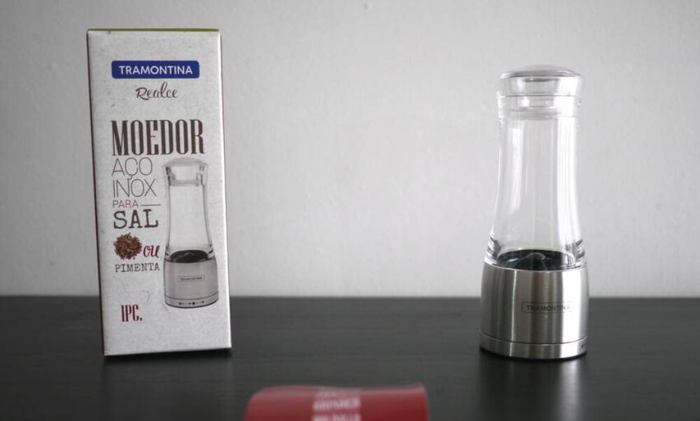 Moedor para Sal ou Pimenta Tramontina Realce Transparente - Imagem 2