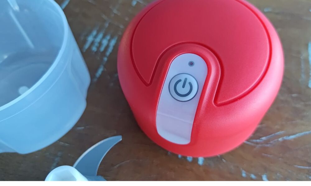 Banner da opinião Mini Processador De Alimentos 3 Lâminas USB