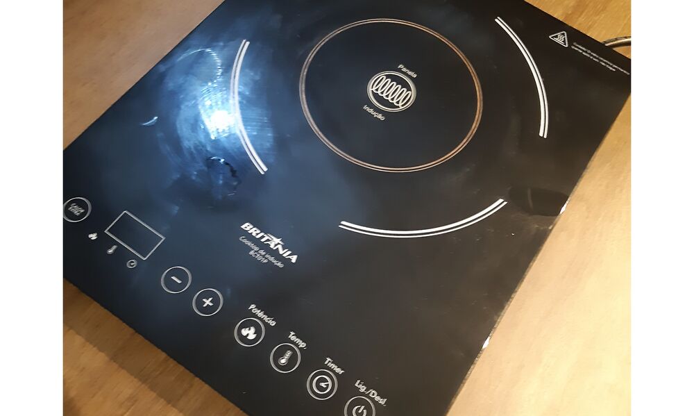Banner da opinião Cooktop de Indução 1 queimador Britânia preto BCT01 127V