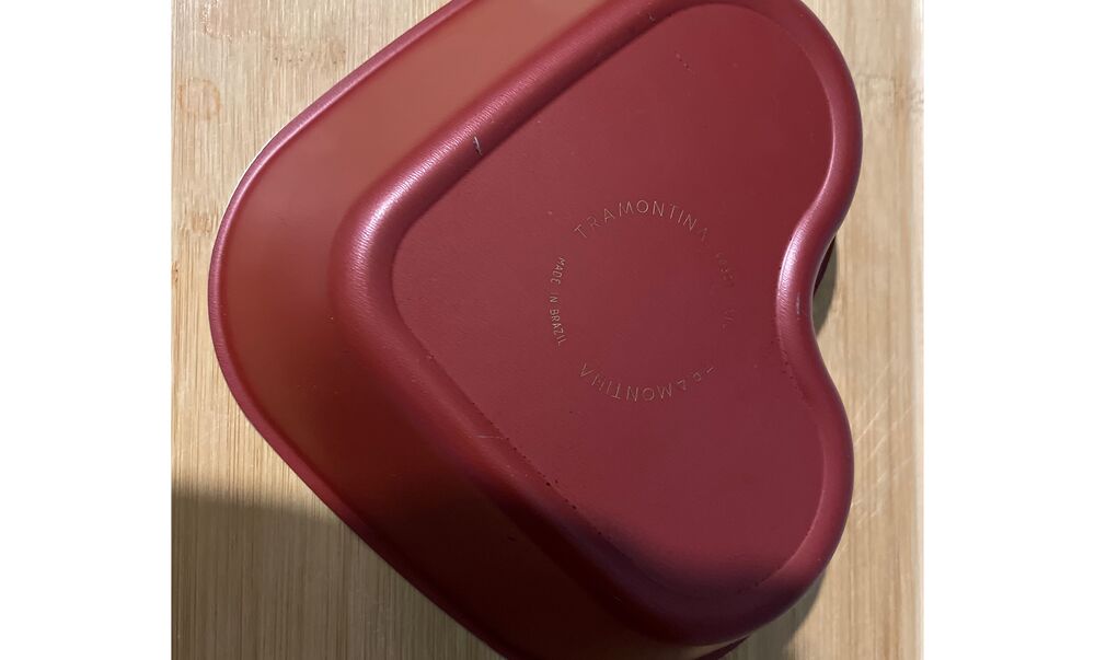 Forma para Bolo de Alumínio com Revestimento Interno Antiaderente Tramontina Brasil Vermelho - Imagem 2