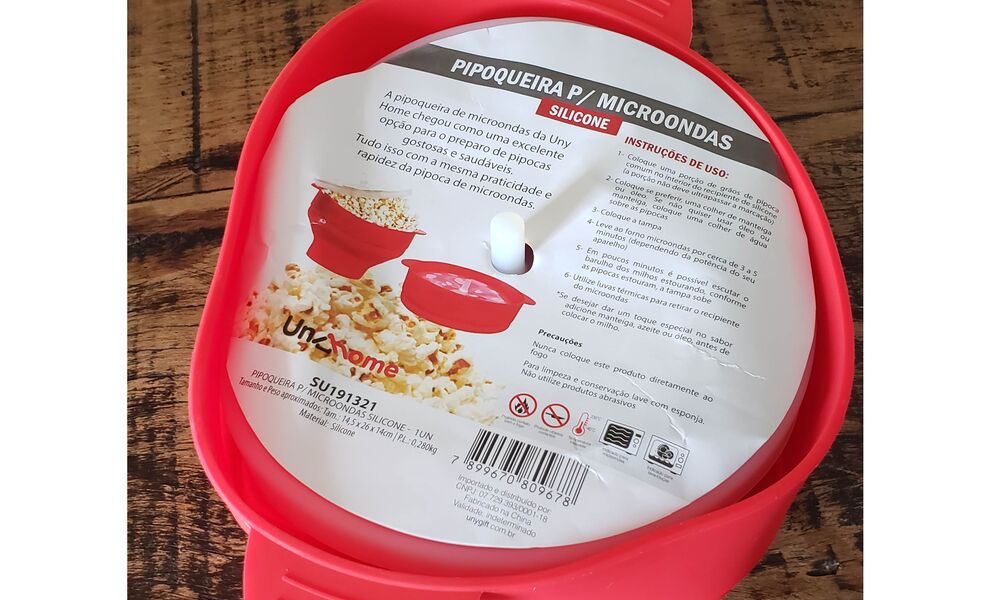 Pipoqueira de Silicone para Micro-ondas - Imagem 4
