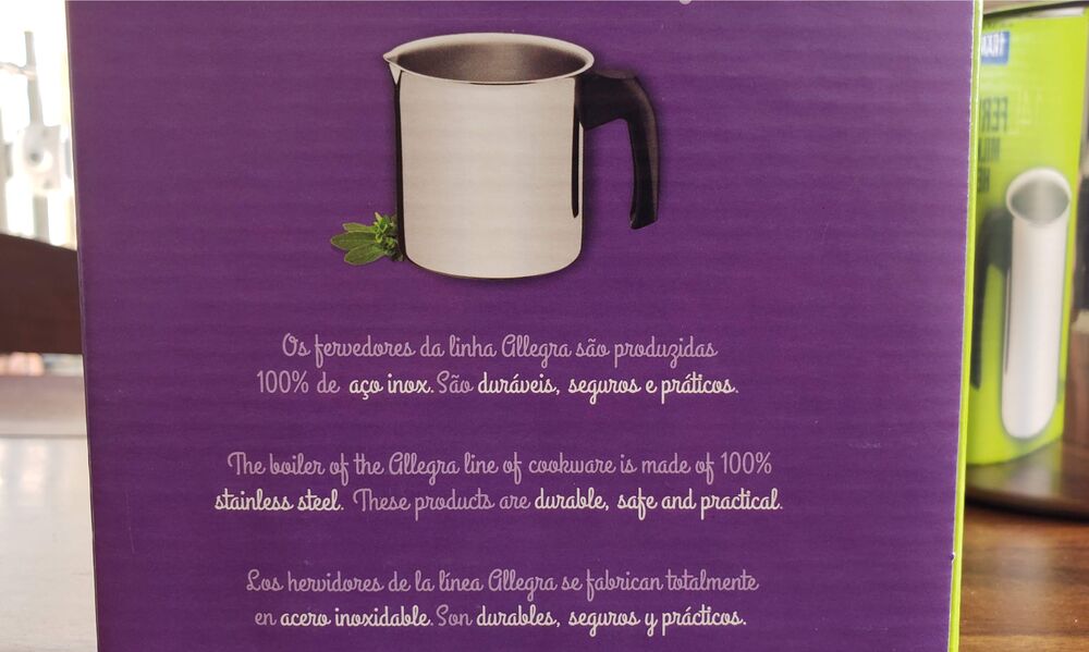 Leiteria Tramontina de Inox com Cabo de Baquelite de 12Cm de diâmetro - Imagem 4