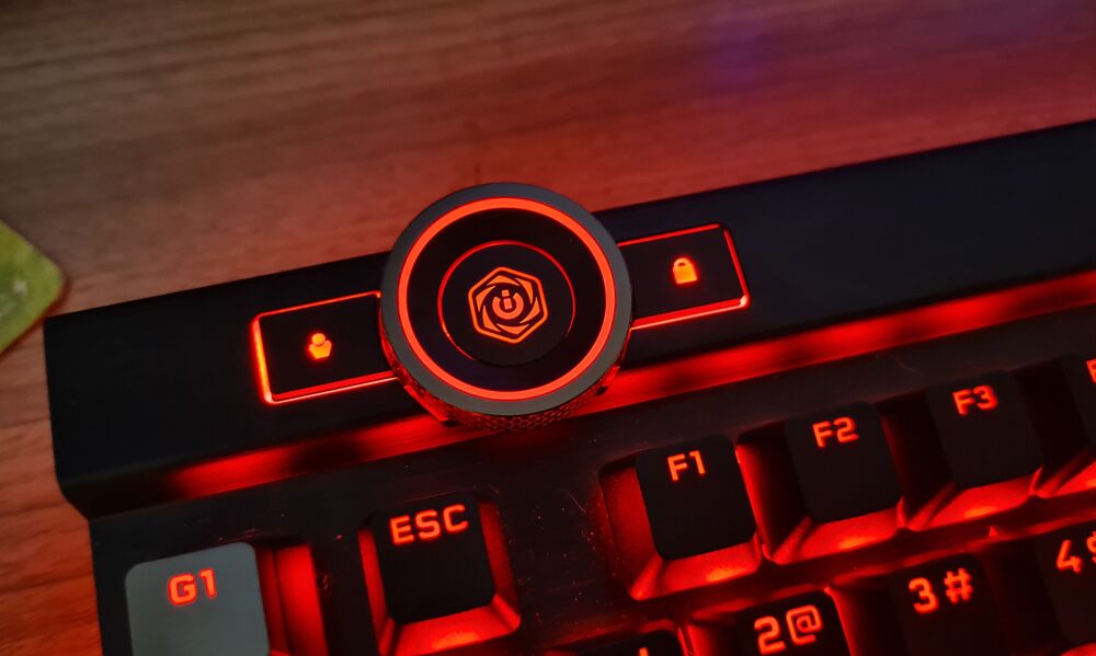 Teclado Corsair Mecânico K100 RGB CHERRY MX SPEED - Imagem 2