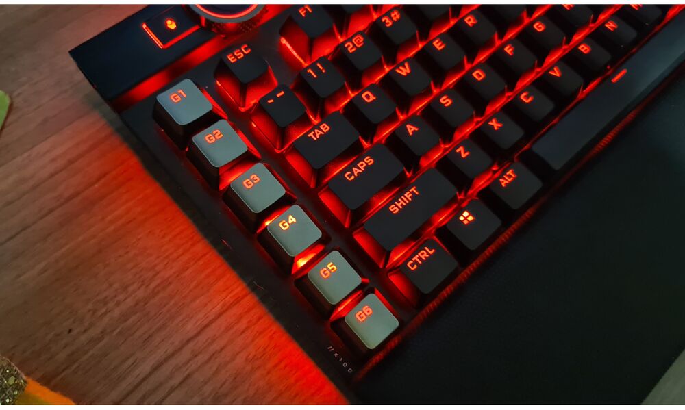 Teclado Corsair Mecânico K100 RGB CHERRY MX SPEED - Imagem 3