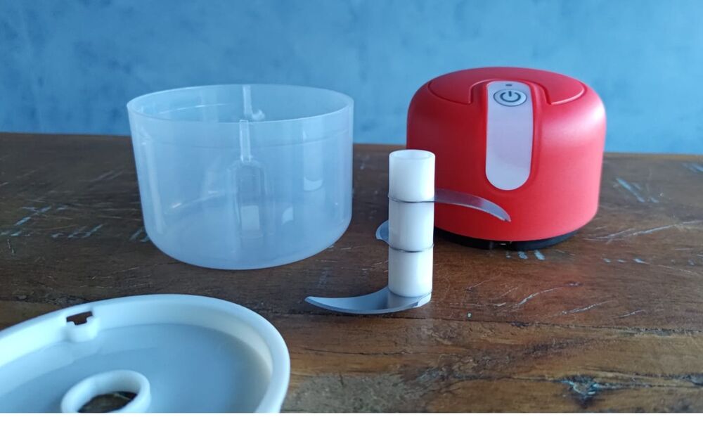 Mini Processador De Alimentos 3 Lâminas USB - Imagem 5