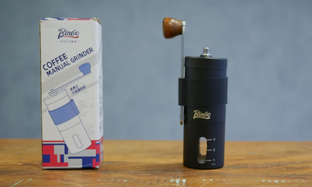 Banner da opinião Moedor de Café Manual em Aço Inoxidável Portátil