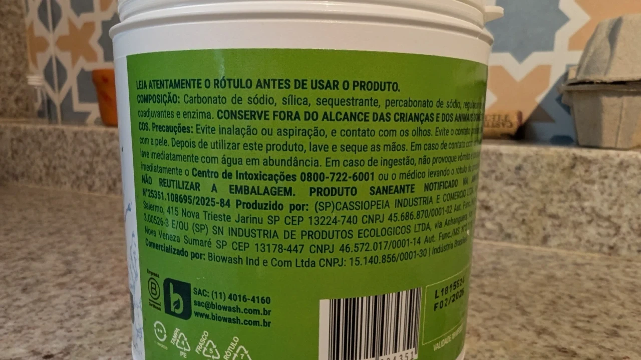 BioWash - Detergente para lava louças - Imagem 2