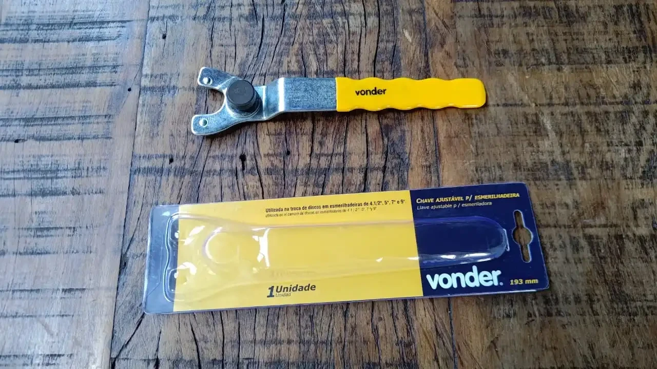 Chave ajustável para esmerilhadeira Vonder - Imagem 4