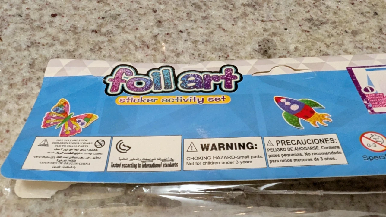 Foil Art Sticker Activity Set - Imagem 2