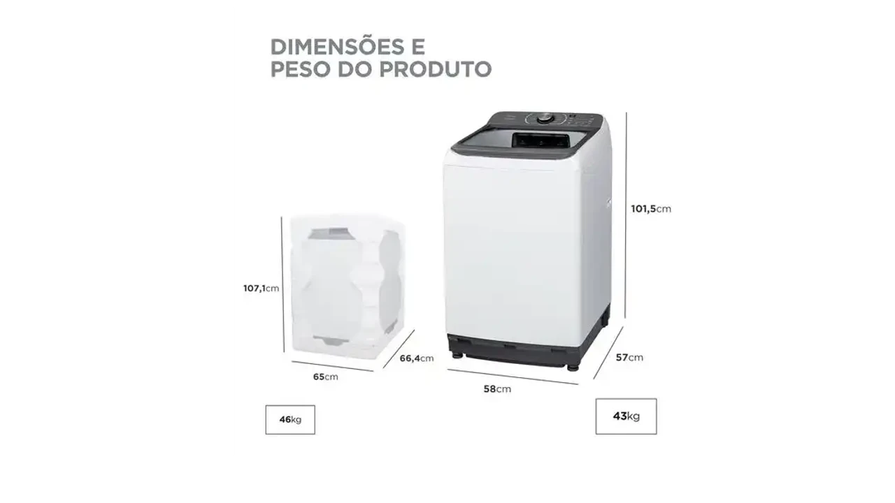 Midea Wave Impeller 14kg - Imagem 5