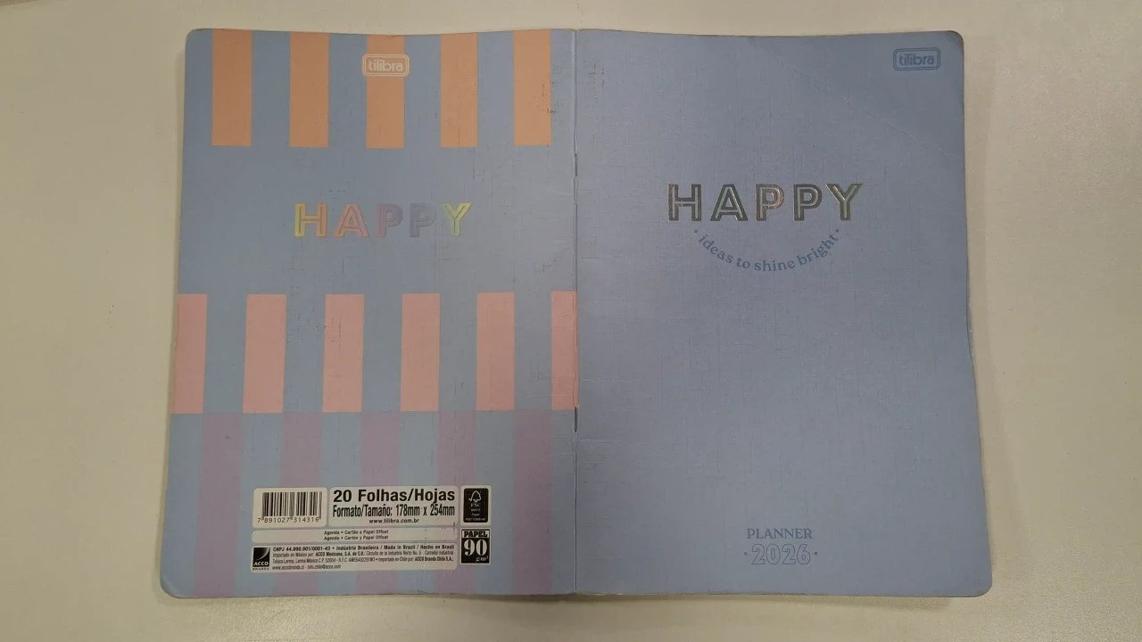 Planner Mensal Happy - Tilibra - Imagem 1
