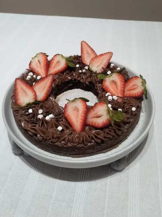 Brownie de Chocolate com Cobertura de Brigadeiro Gourmet - Imagem 1