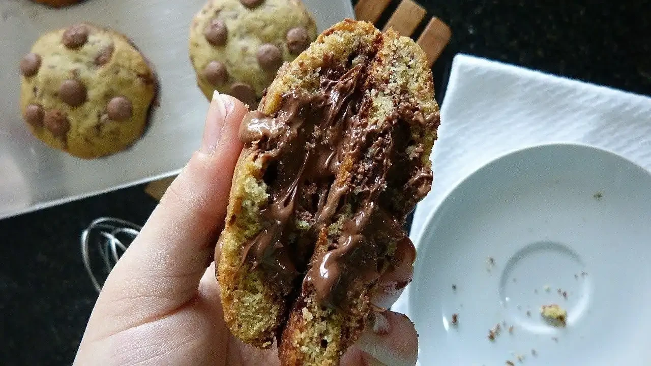 Imagem de Cookie Recheado de Nutella