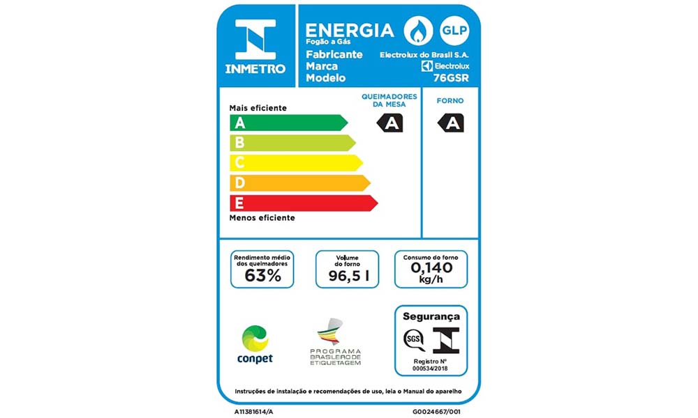 Banner da opinião Electrolux 5 Bocas 76SAS