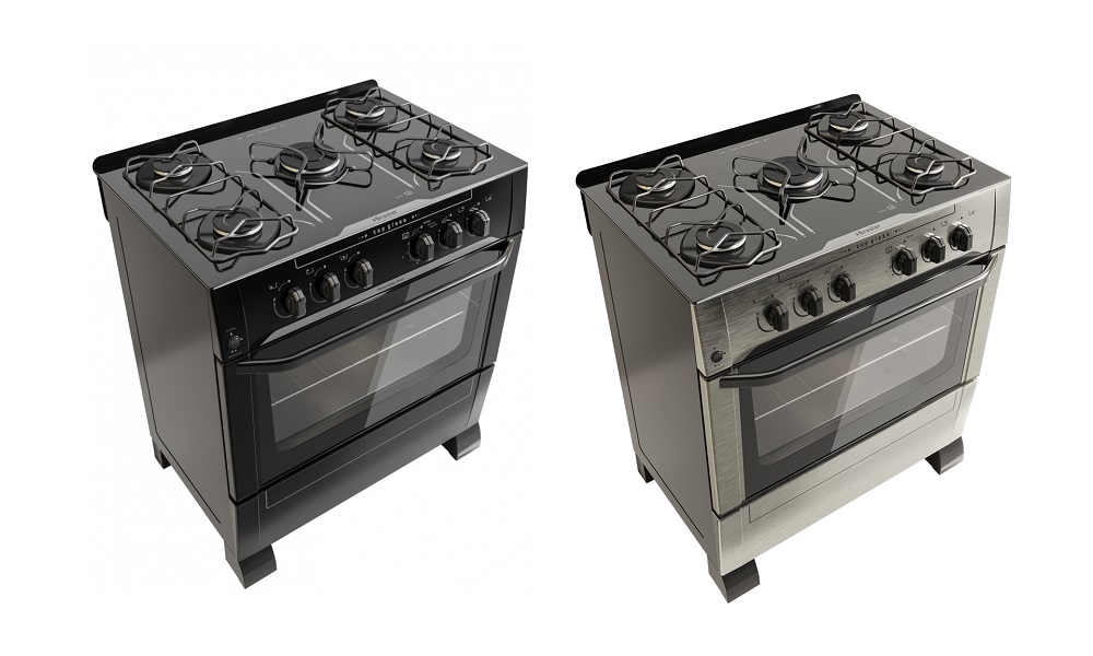 Foto de Braslar New Top Glass Black 5 Bocas