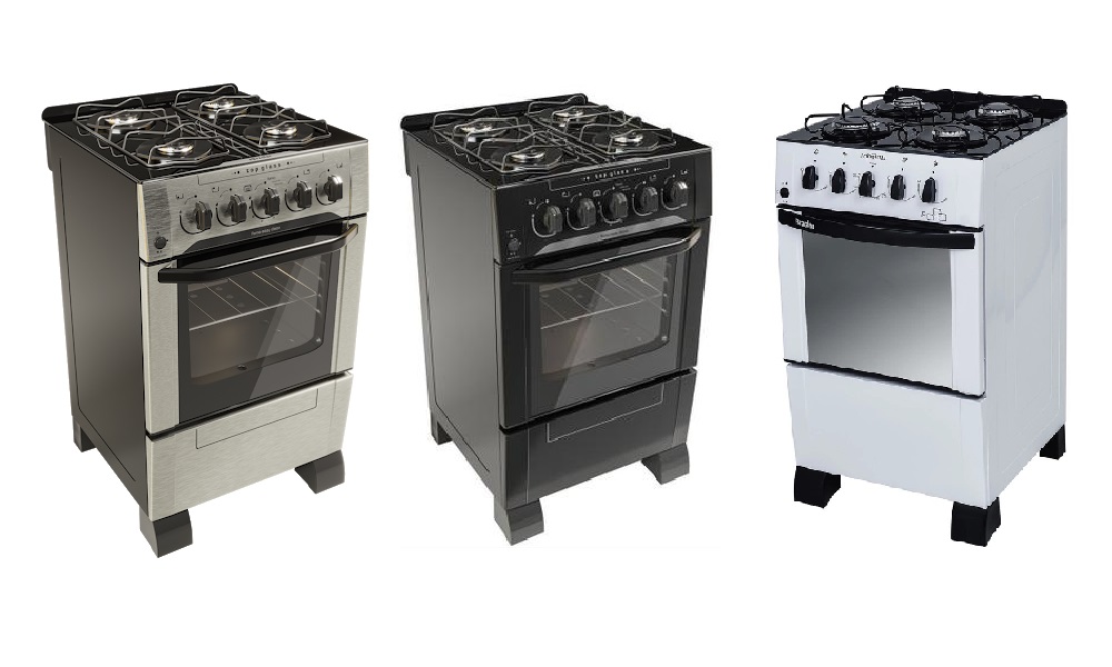 Foto de Braslar New Top Glass Black 4 Bocas