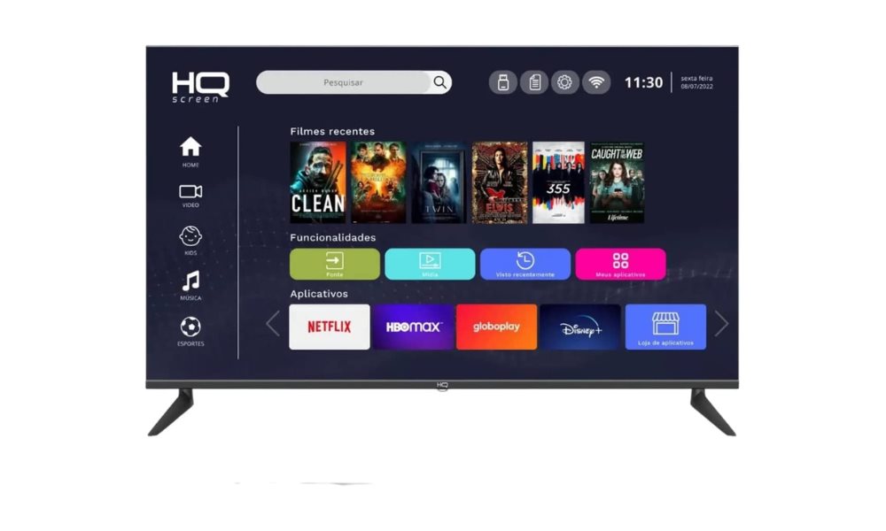 Foto de LED 50'' 4K HQ Screen Conversor Digital Externo