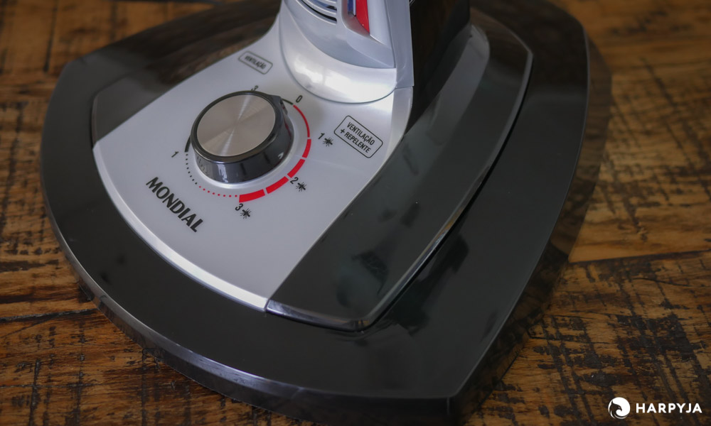 Banner da opinião Mondial 40 cm 8 Pás com Repelente