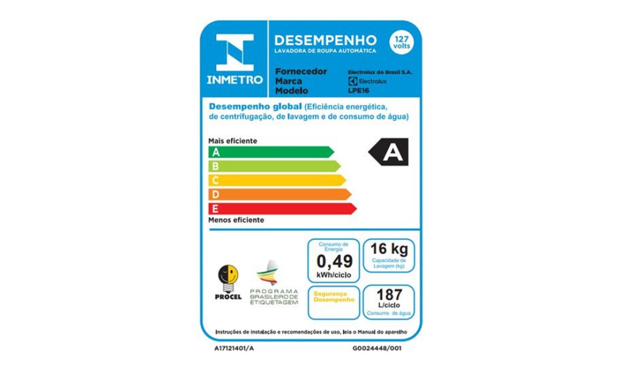 Banner da opinião Electrolux Perfect Wash 16Kg LPE16